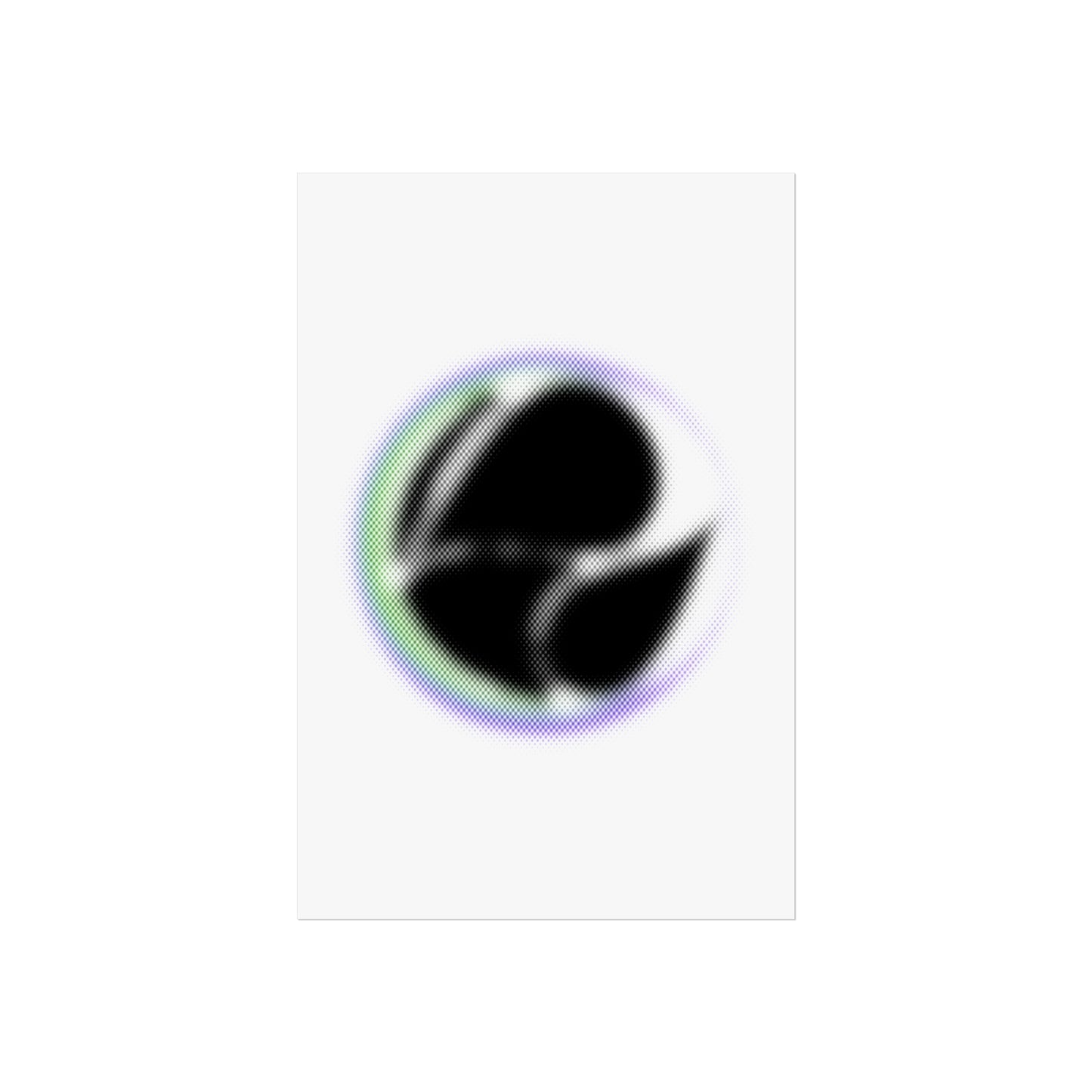 Alien Egg Semitone Minimalist Wall Art