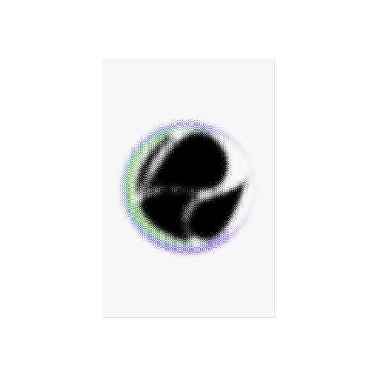 Alien Egg Semitone Minimalist Wall Art