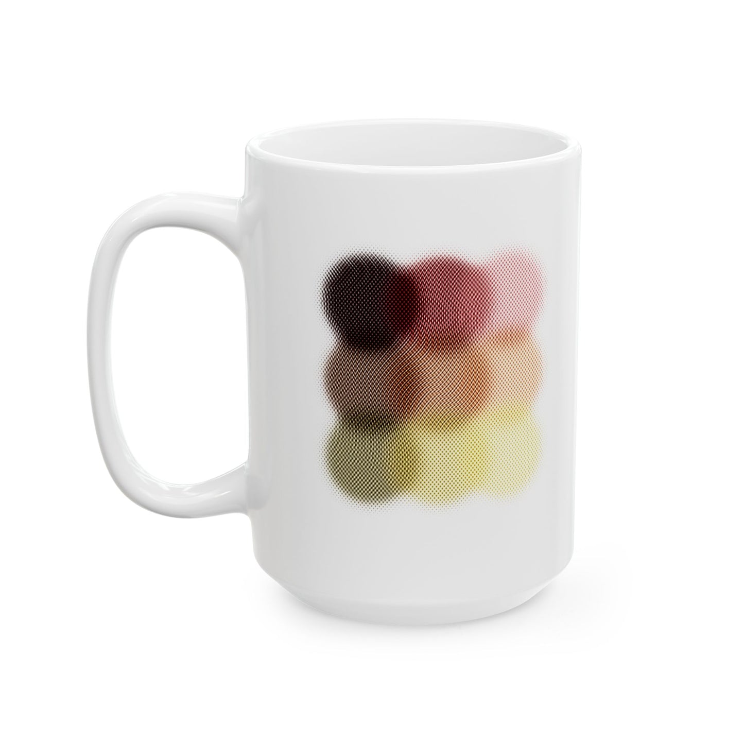 Colorful Watercolor Flower Ceramic Mug — Floral 11oz & 15oz Coffee Cup